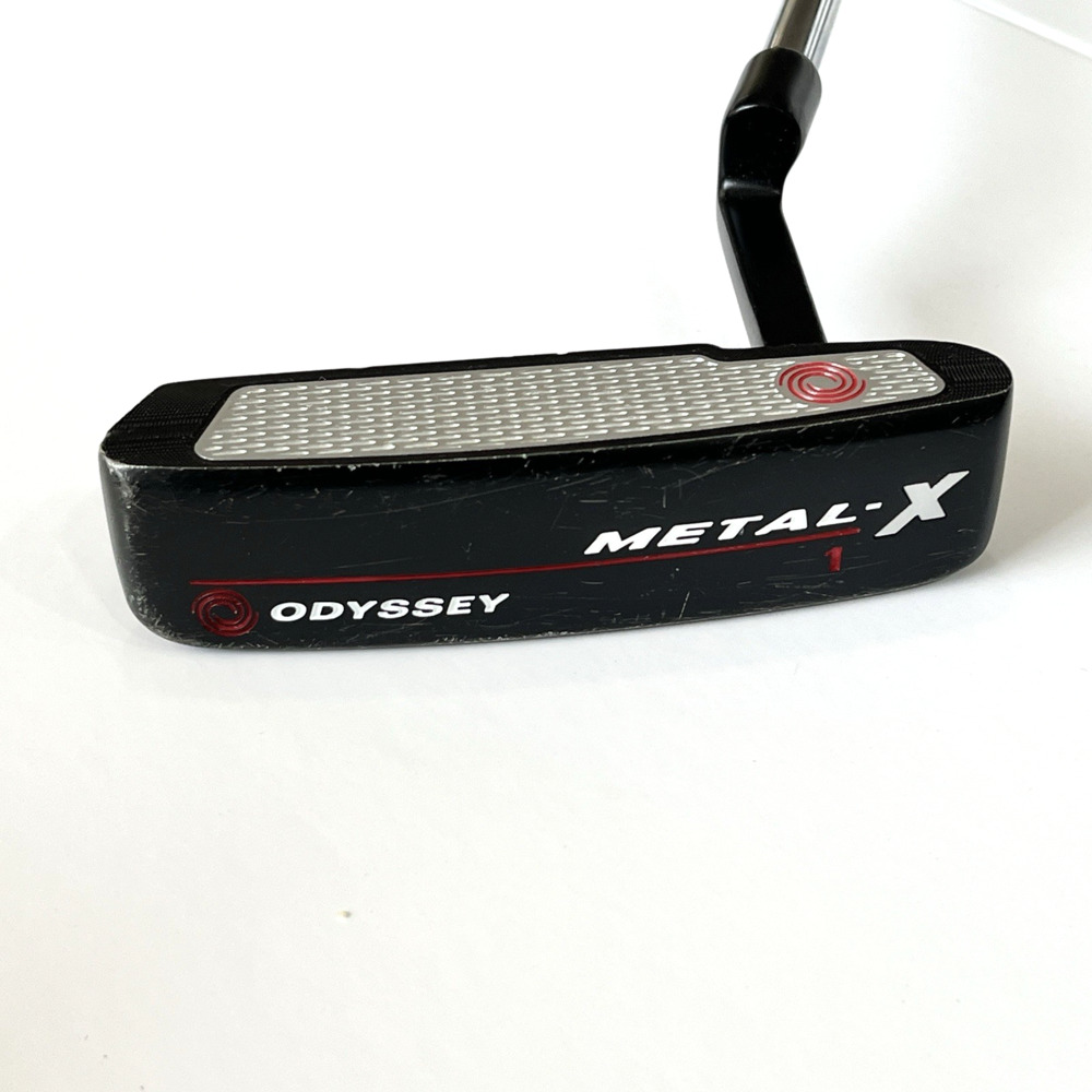 Odyssey Metal-X #1 Blade Putter 33" RH Steel Black Good Original Grip